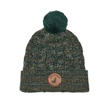 Load image into Gallery viewer, Pom Pom Beanie - Forest Speckle

