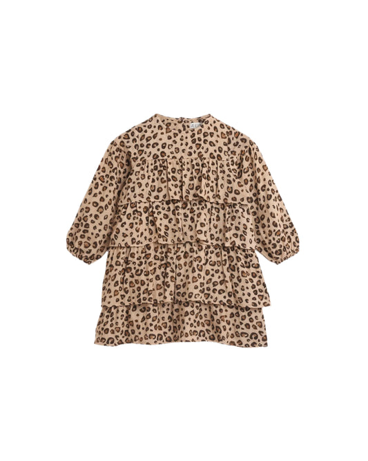 Frou Frou Dress - Leopard