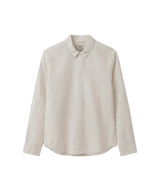 The Gallions L/S Shirt - White/Wheat