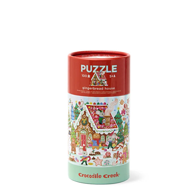 Holographic Puzzle Gingerbread House - 100pc