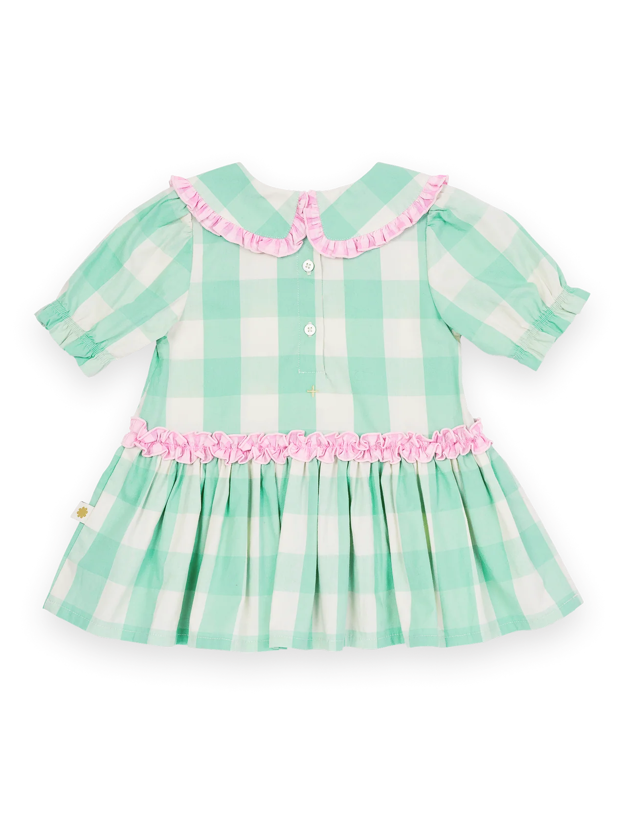 Gingham Collar Dress