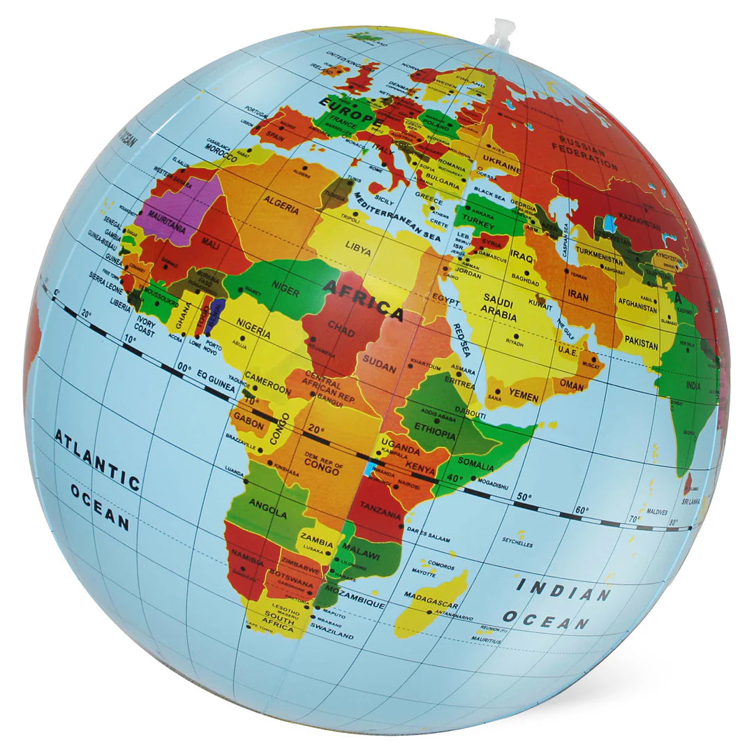 World Globe - Countries & Cities 50cm