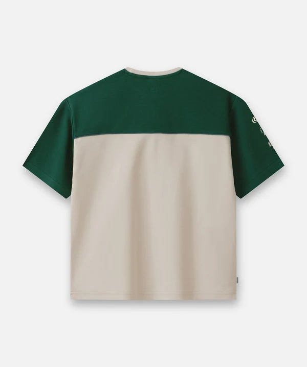 The Malibu Tee - Green/Vanilla