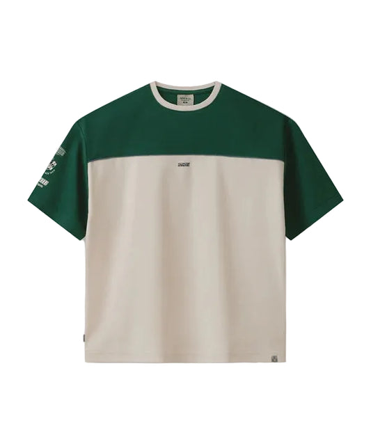 The Malibu Tee - Green/Vanilla
