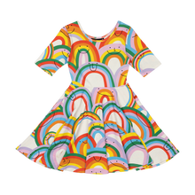 Load image into Gallery viewer, Happy Rainbows Mabel Dress
