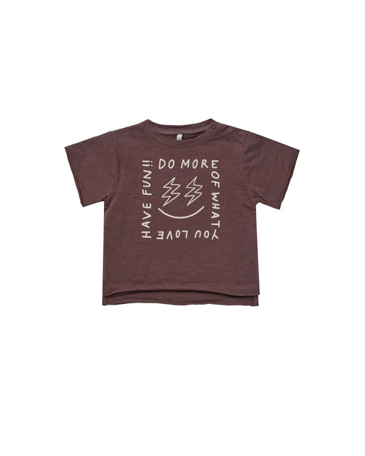Raw Edge Tee - Have Fun