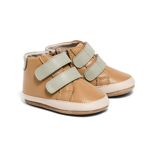 Baby Hi-Top - Tan/Sage