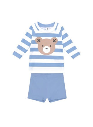 Huxbear Stripe Swim Set