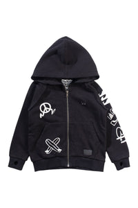 Icon Patch Hoody - Black