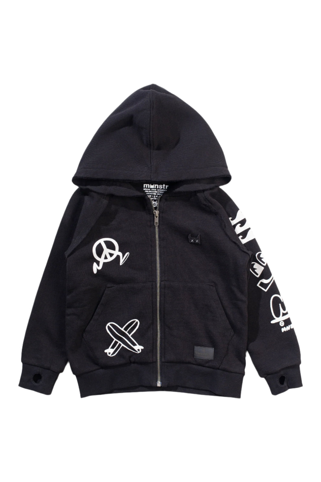 Icon Patch Hoody - Black
