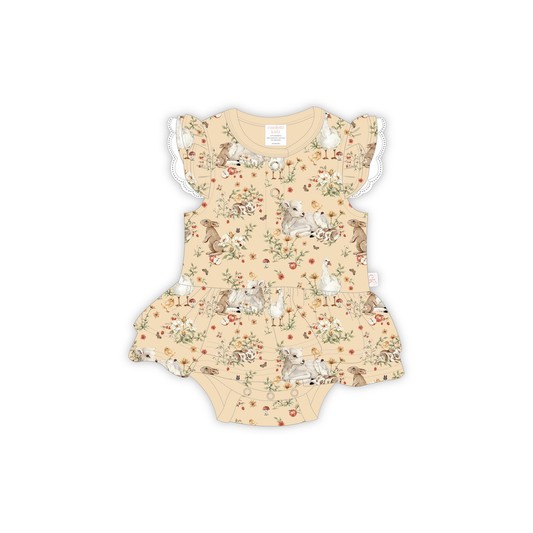 Bodysuit Dress - In the Meadow