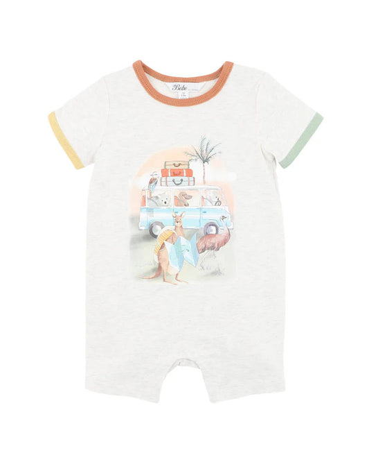 Ivan Camp Scene SS Romper