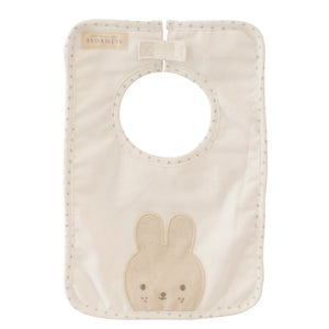 Linen Bunny Bib - Ivory