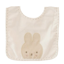 Load image into Gallery viewer, Linen Bunny Bib - Ivory

