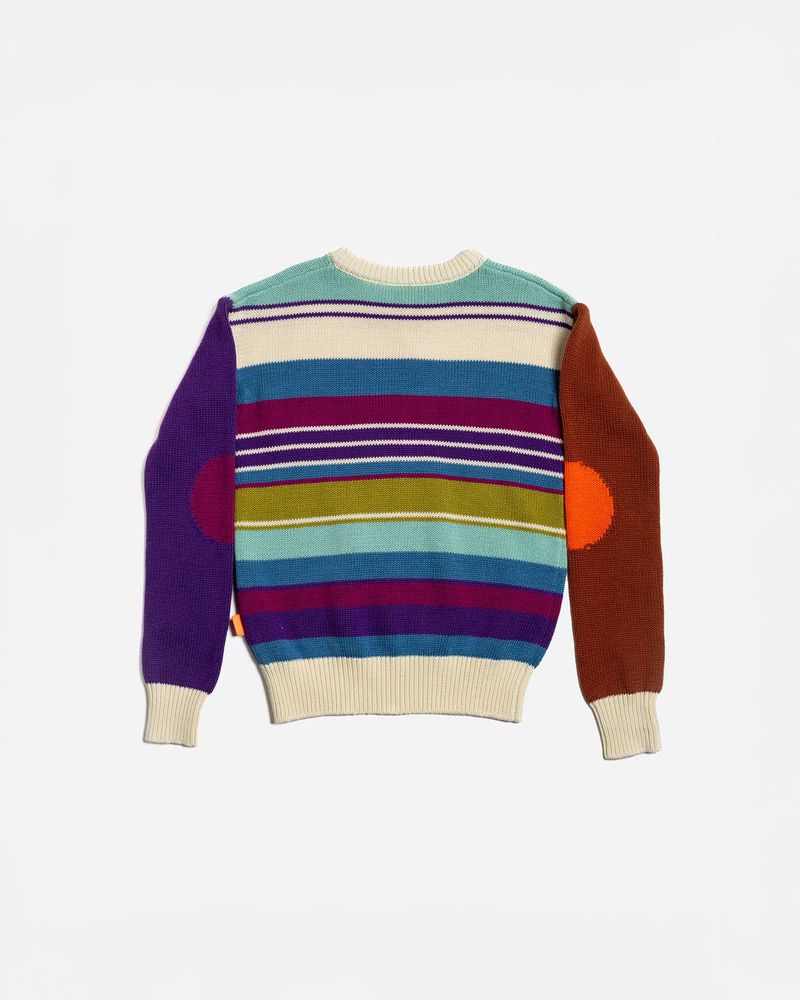 Jersey Knit Sweater - Ski Stripes
