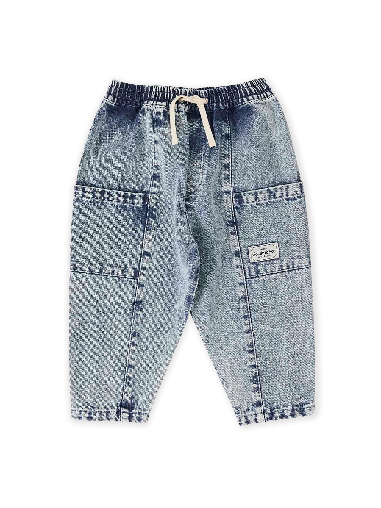 Kit Denim Pocket Pant - Light Denim