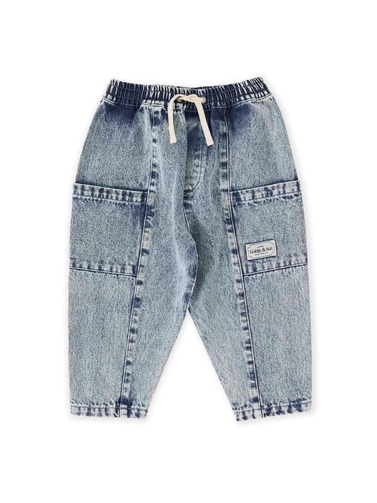 Kit Denim Pocket Pant - Light Denim