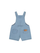 Load image into Gallery viewer, Huxbear Knit Denim Short Overalls
