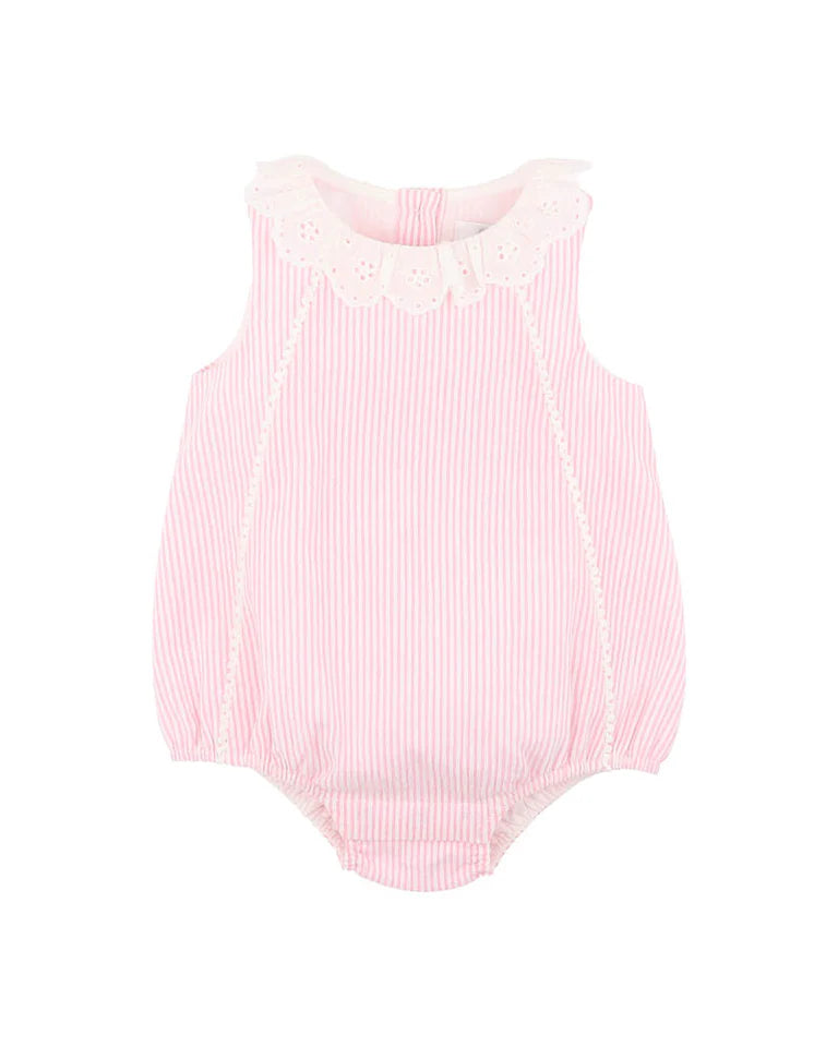 Willa Stripe Lace Collar Bodysuit