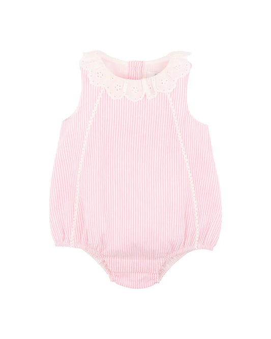 Willa Stripe Lace Collar Bodysuit