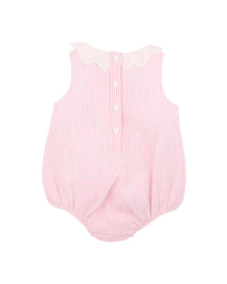 Willa Stripe Lace Collar Bodysuit