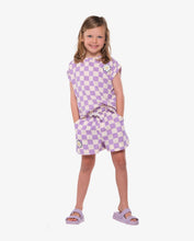 Load image into Gallery viewer, Lavender Checker Relaxed Top
