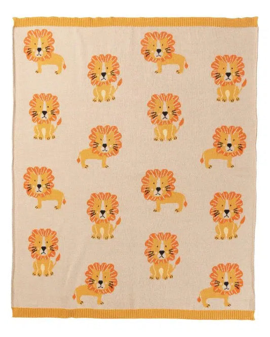 Leo Lion Baby Blanket