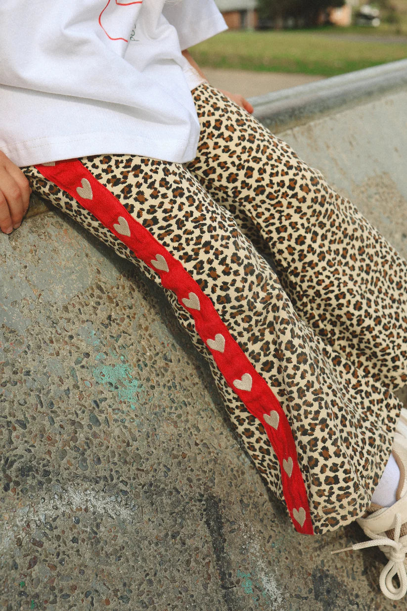 Heart Flares - Leopard