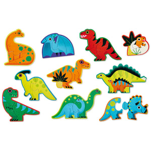 Let's Begin Dinosaurs - Beginners Puzzle (2pc)