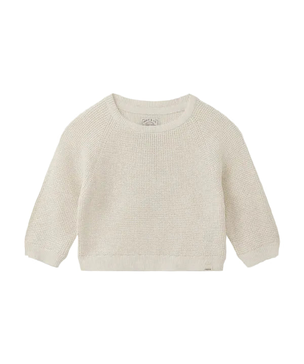 The Summit Raglan Knit - Light Oat