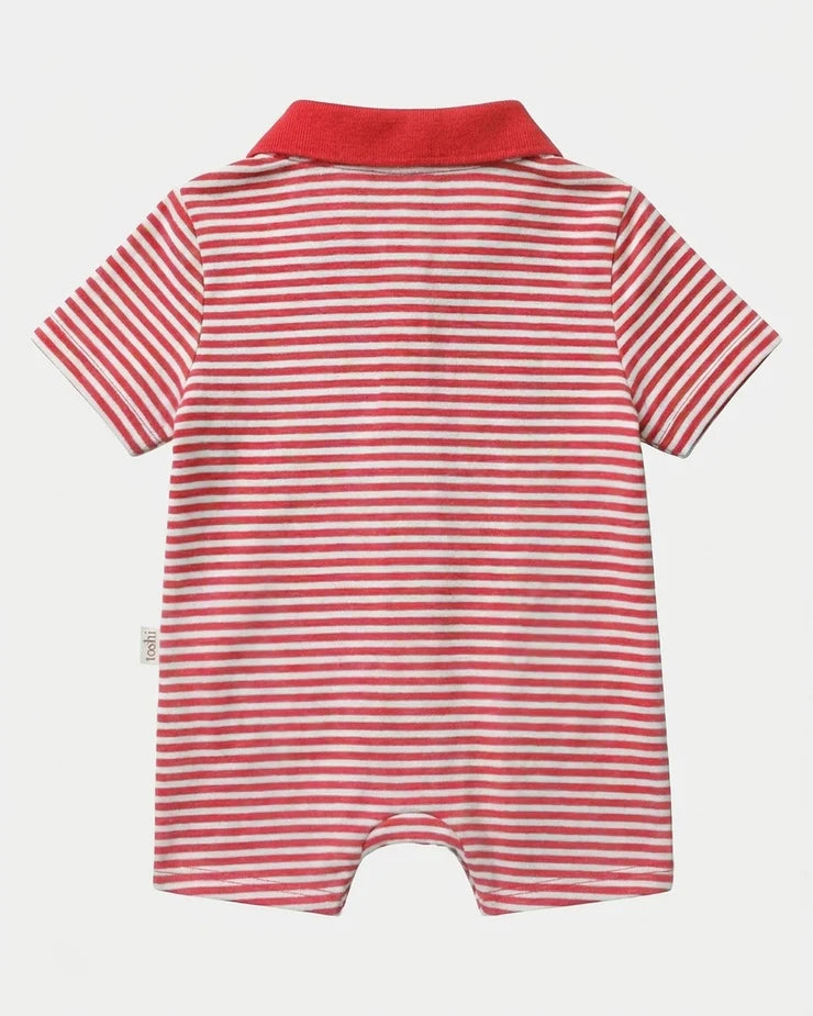 Onesie S/S Polo Mini - Lobster