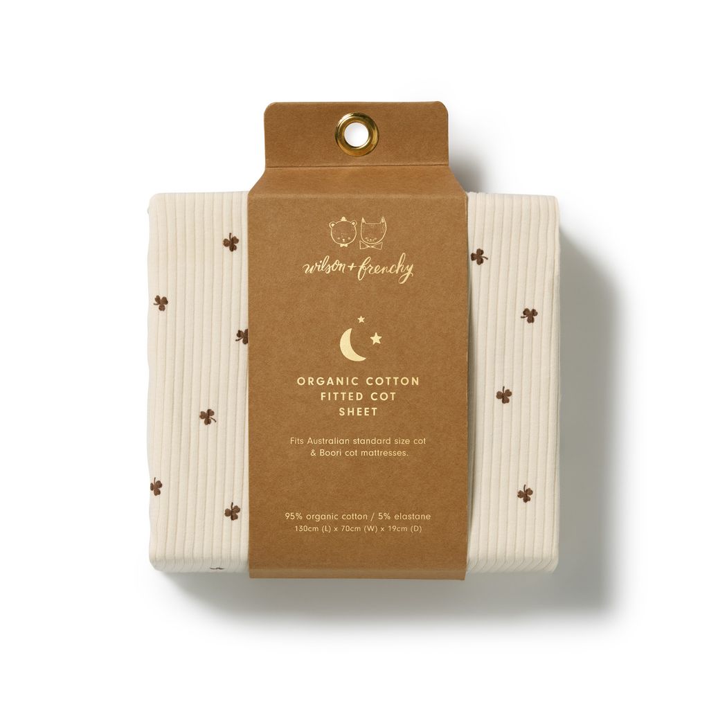 My Lucky Charm Organic Cot Sheet