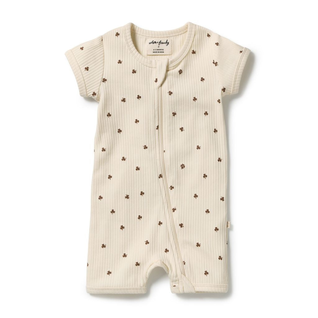 My Lucky Charm Organic Boyleg Zipsuit