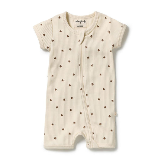 My Lucky Charm Organic Boyleg Zipsuit