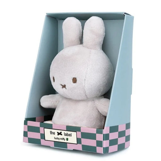 Lucky Miffy Sitting - Grey in Giftbox