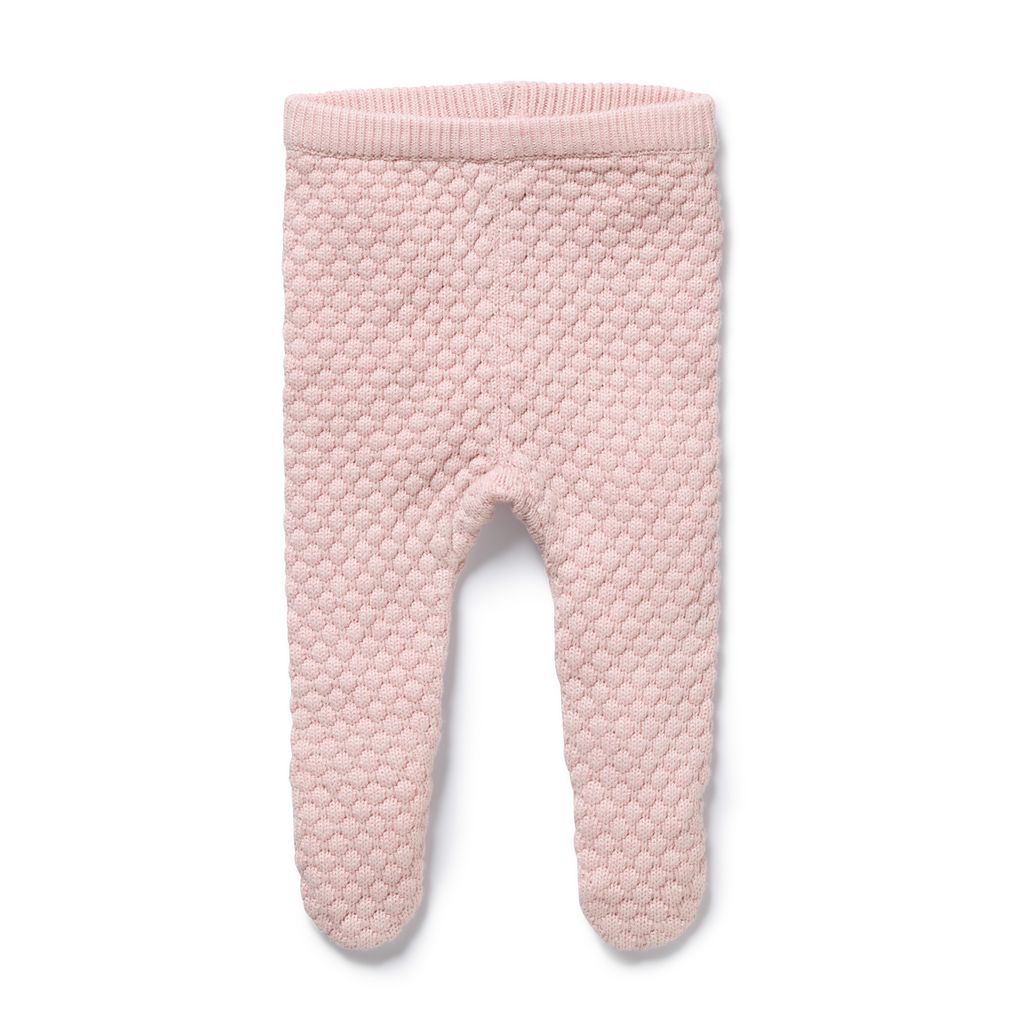 Marshmallow Organic Knitted Bubble Legging