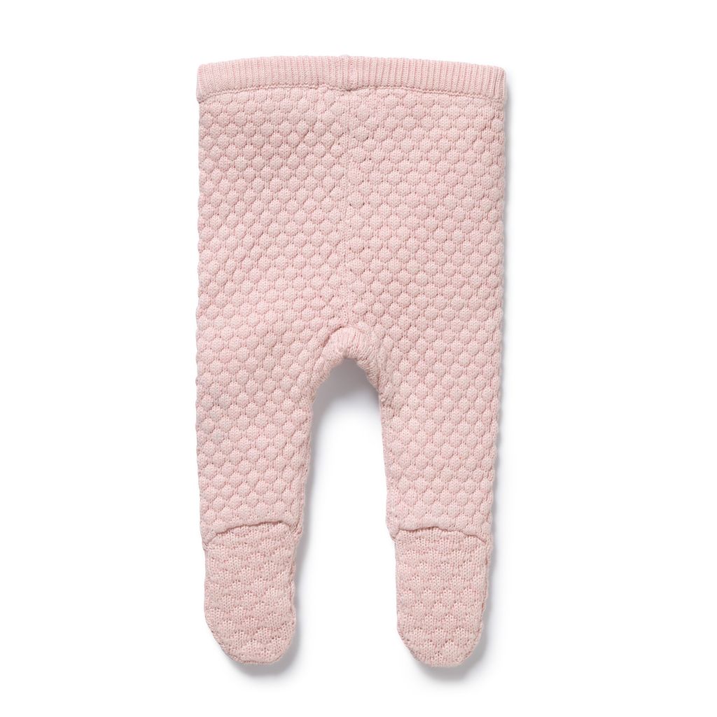 Marshmallow Organic Knitted Bubble Legging