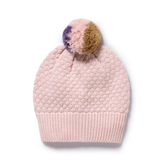 Marshmallow Organic Knitted Bubble Hat