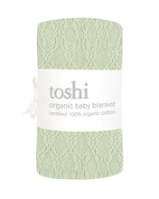 Load image into Gallery viewer, Organic Blanket - Bowie Matcha
