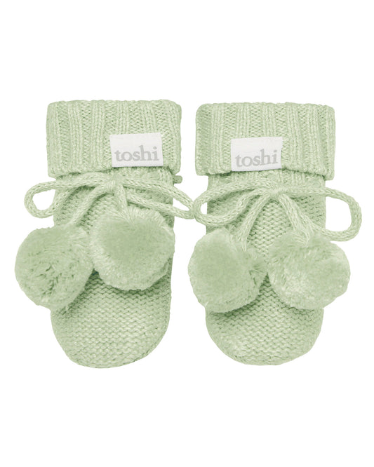 Organic Booties - Marley Matcha