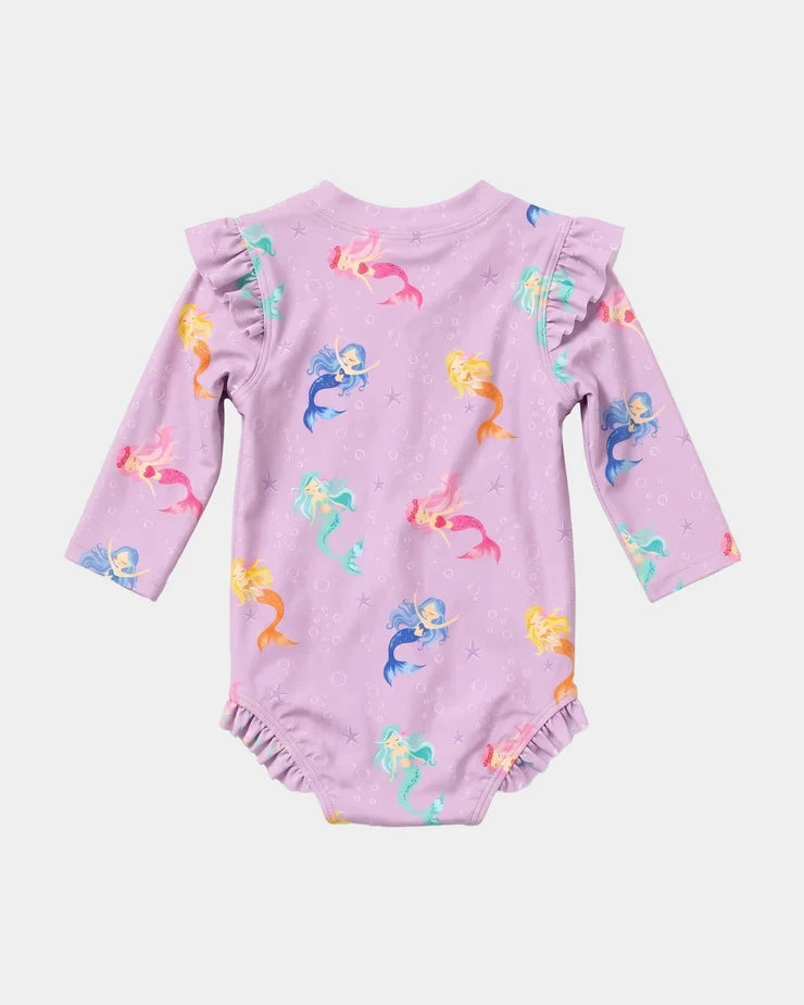 Swim Onesie L/S Twinkle - Princess Mermaid
