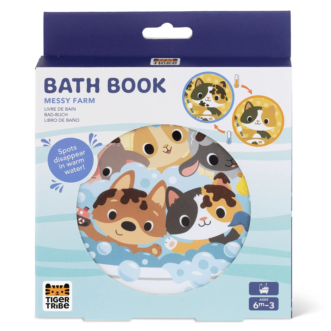 Bath Book - Messy Farm