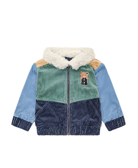 Midnight Colour Block Cord Jacket