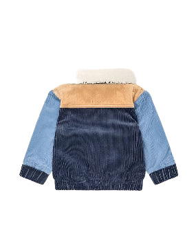 Midnight Colour Block Cord Jacket