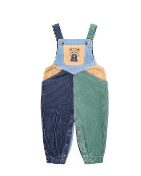 Midnight Colour Block Overalls