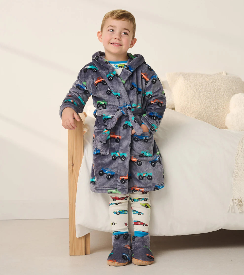 Monster Trucks Fuzzy Fleece Robe