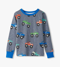 Load image into Gallery viewer, Monster Trucks Stretch Cotton Pajama Set
