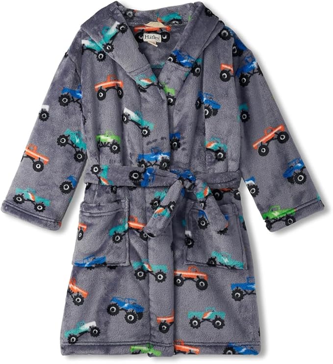Monster Trucks Fuzzy Fleece Robe