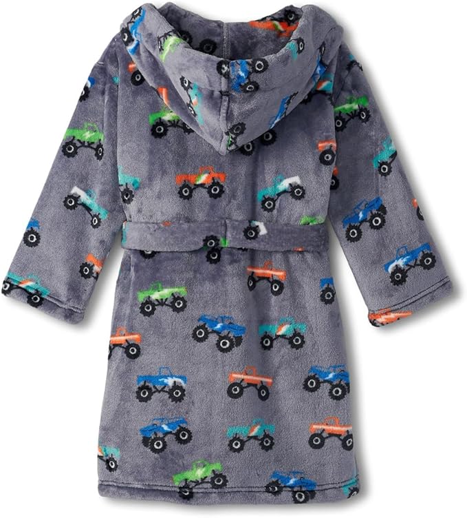Monster Trucks Fuzzy Fleece Robe