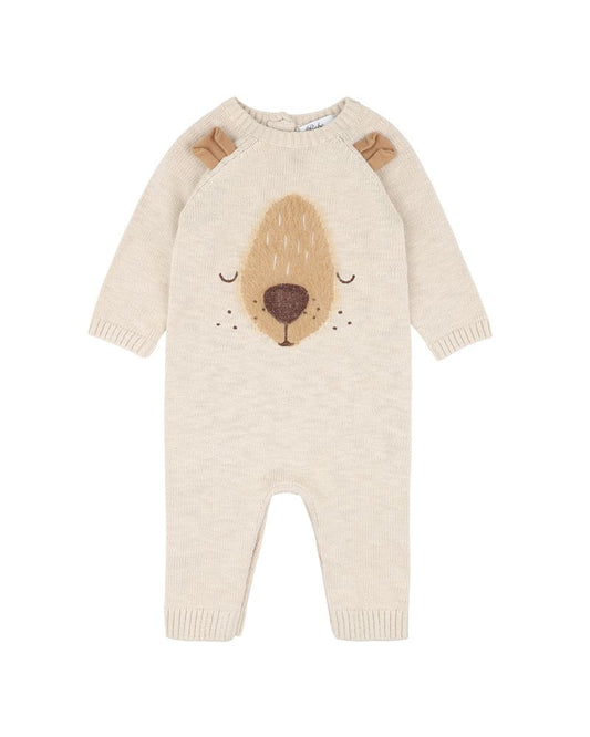 Myles Bear Knitted Romper